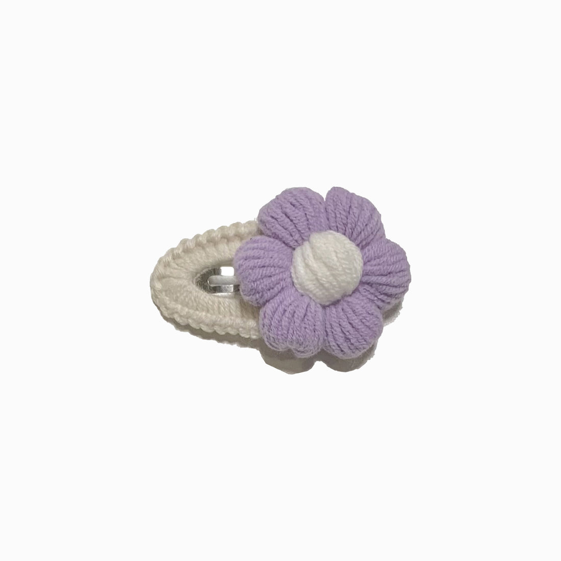 Knit Daisy Hair Clip