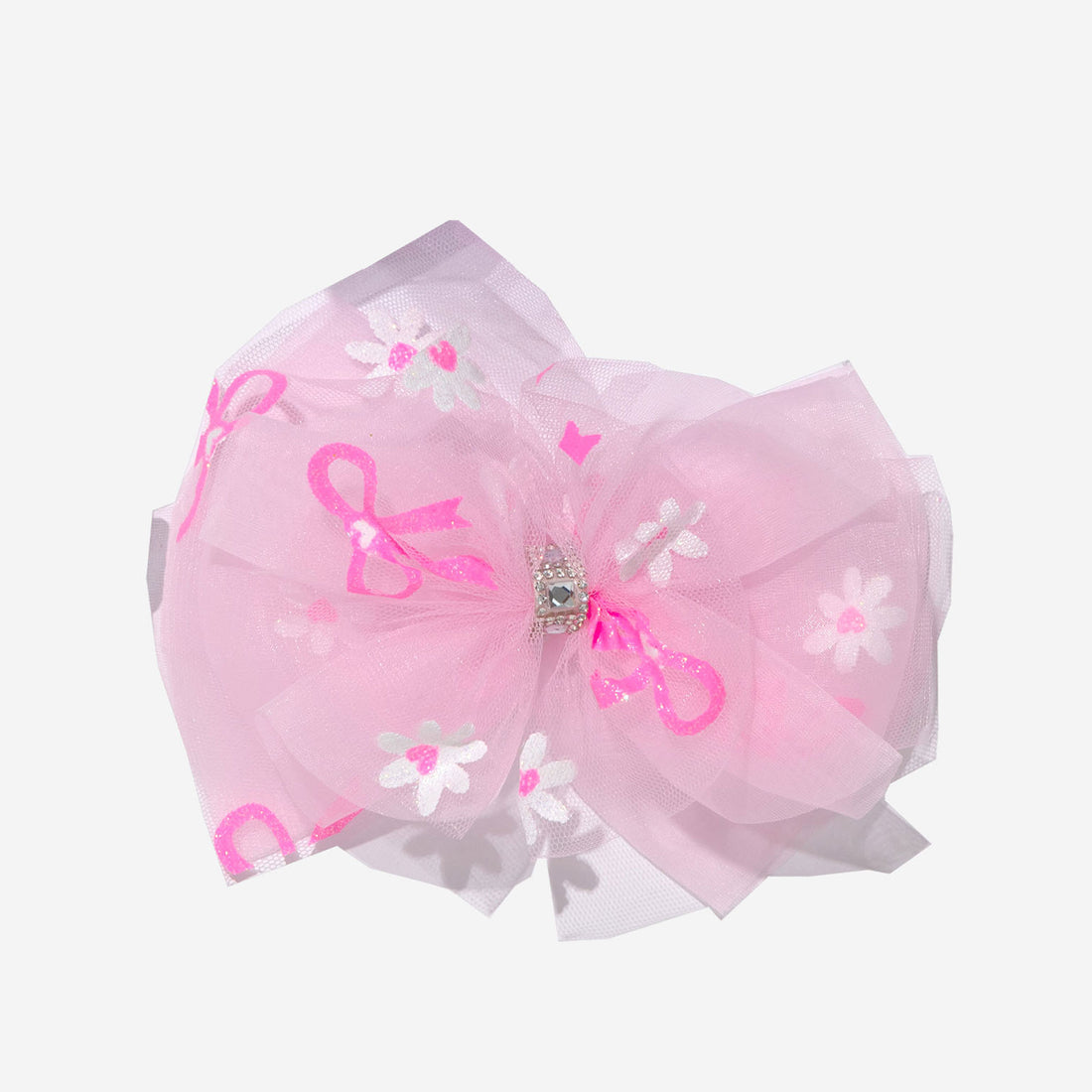 Flower Bow Hair Clip