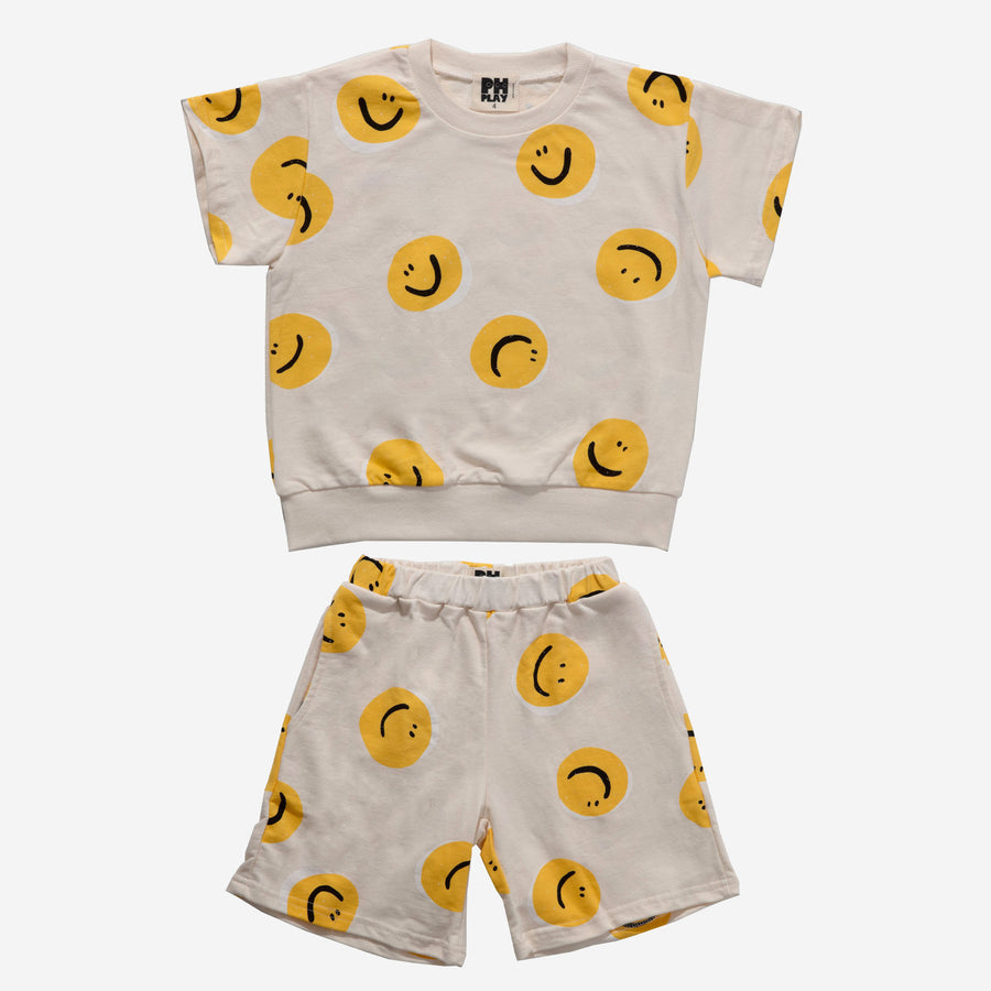 H Smile Sweatshirt Set