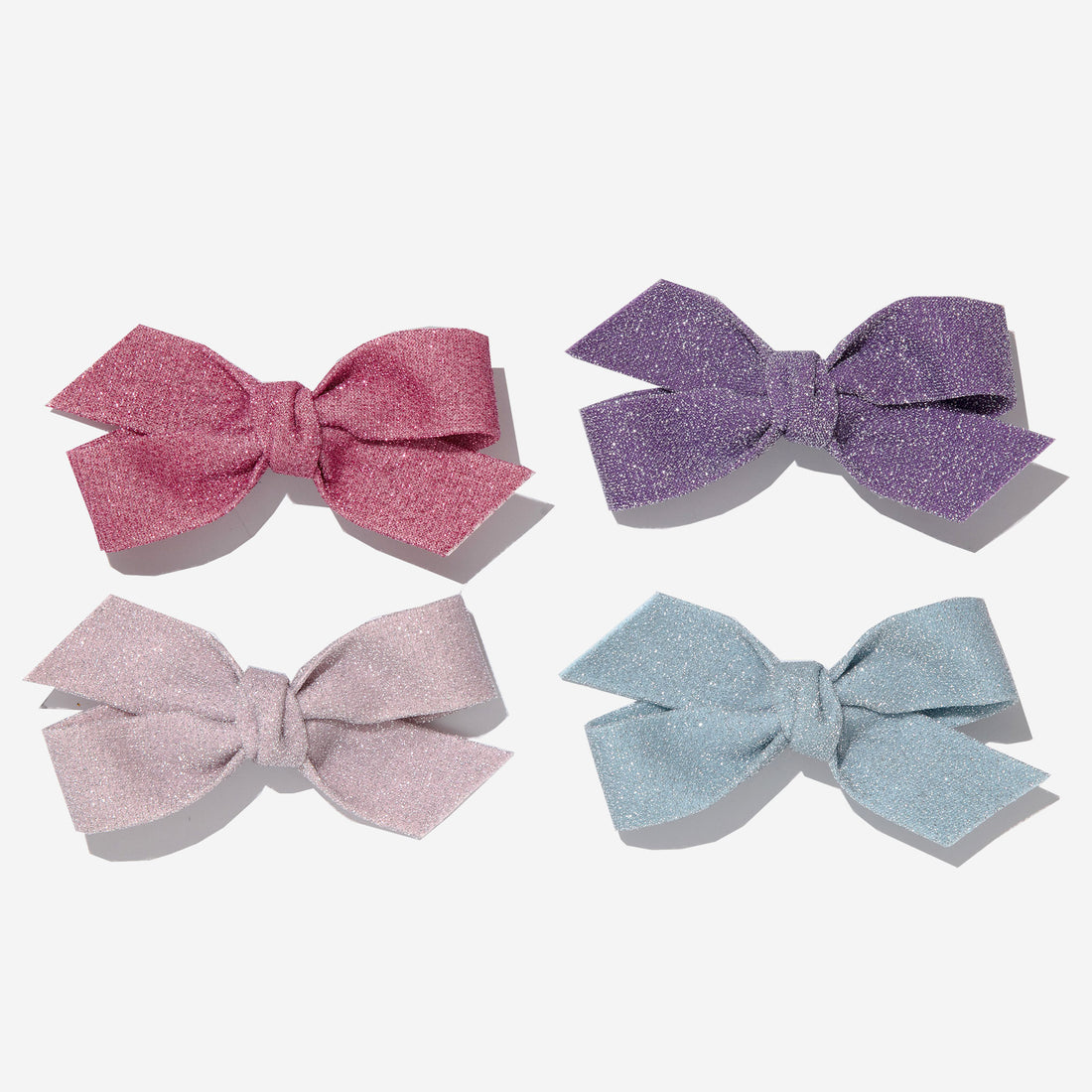 Glitter Bow Clips