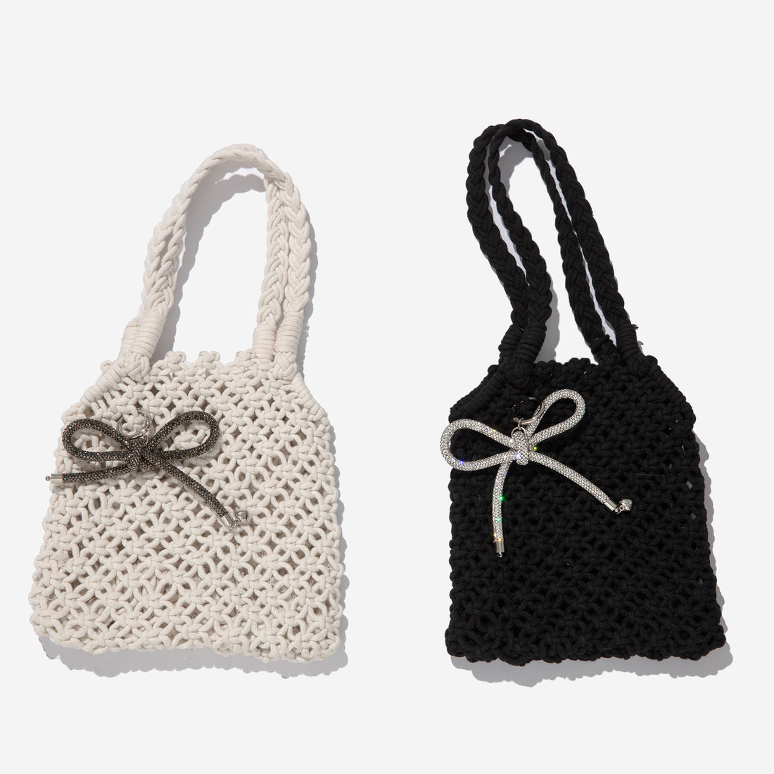 Knitted Bow Tote