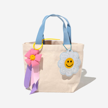 Daisy Charm Cotton Tote