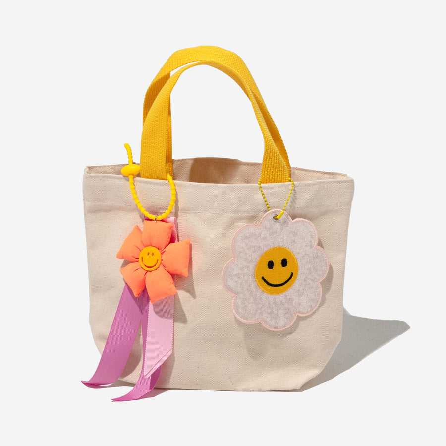 Daisy Charm Cotton Tote