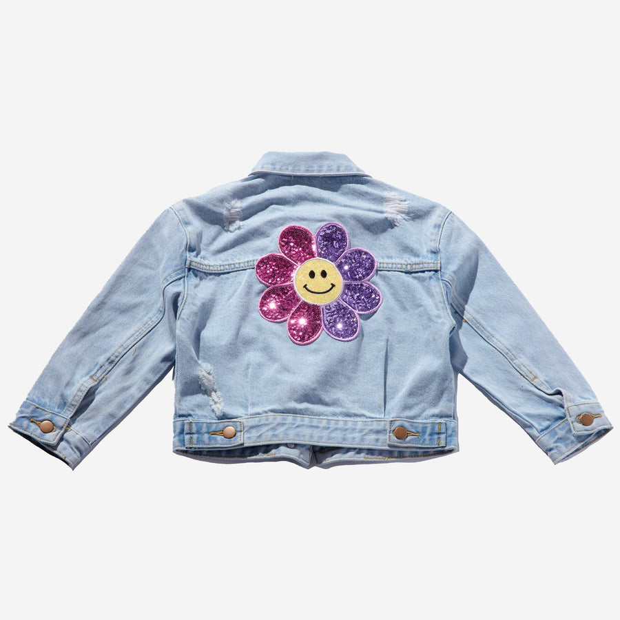 Patched Denim Jacket