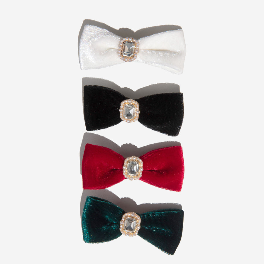 Jewel Velvet Bow